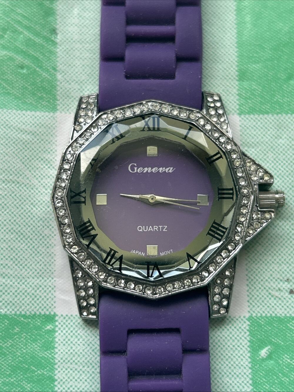 Geneva Purple Dial And Band Quartz Watch